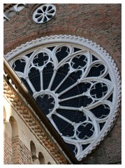 Padova, il rosone della Basilica del Santo