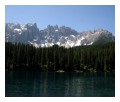 Spedisci la cartolina "Il panorama sul lago di Carezza"