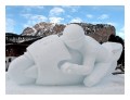 Spedisci la cartolina "Valentino Rossi, scultura di neve"