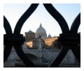 Spedisci la cartolina "San Pietro attraverso ponte Sant'Angelo"