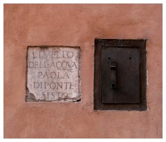 Livello dell'acqua Paola di Ponte Sisto