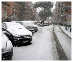 Nevicata 12 febbraio 2010 a Roma