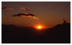 Tramonto da Campo di Giove