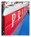 Spedisci la cartolina "La prua di Luna Rossa (Prada Challenger)"