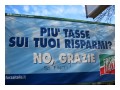 Spedisci la cartolina "Pi tasse sui tuoi risparmi, no grazie"