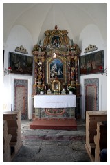 L'interno della Chiesetta di San Giovanni Ranui