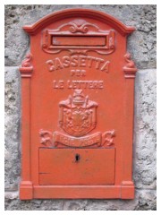 Cassetta per le lettere delle Regie Poste